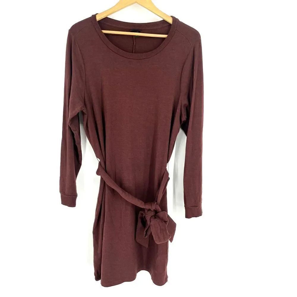Torrid Dress French Terry Self Tie Shift